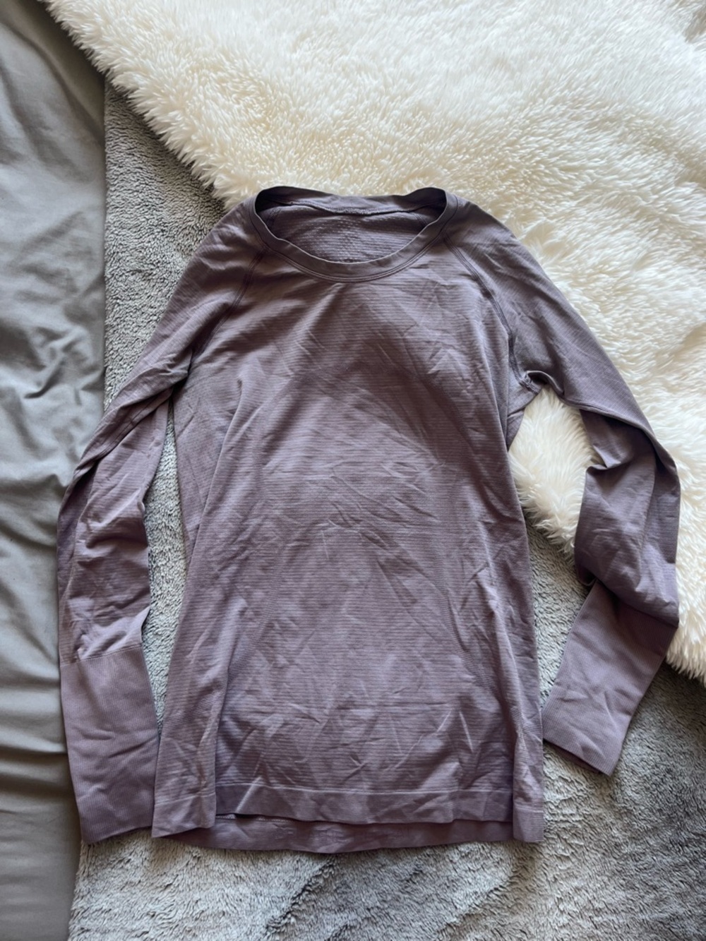 Lululemon Swiftly Tech Long Sleeve Top in Dusty Lavender